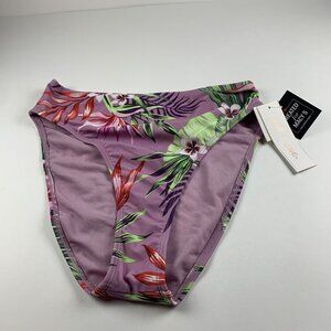 Salt & Cove Bikini Bottom Women's Medium Multicolor‎ Printed Hipster High-Waist